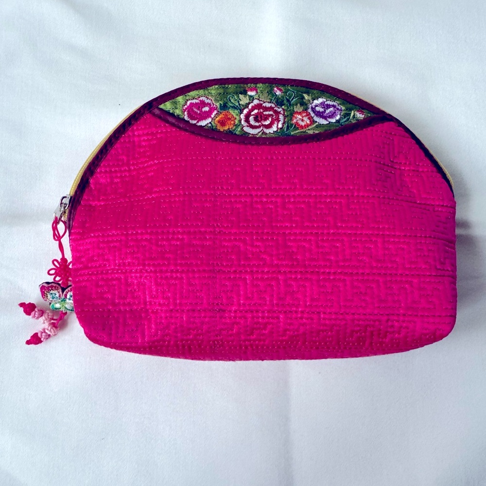 Quilted Cloth Makeup Bag